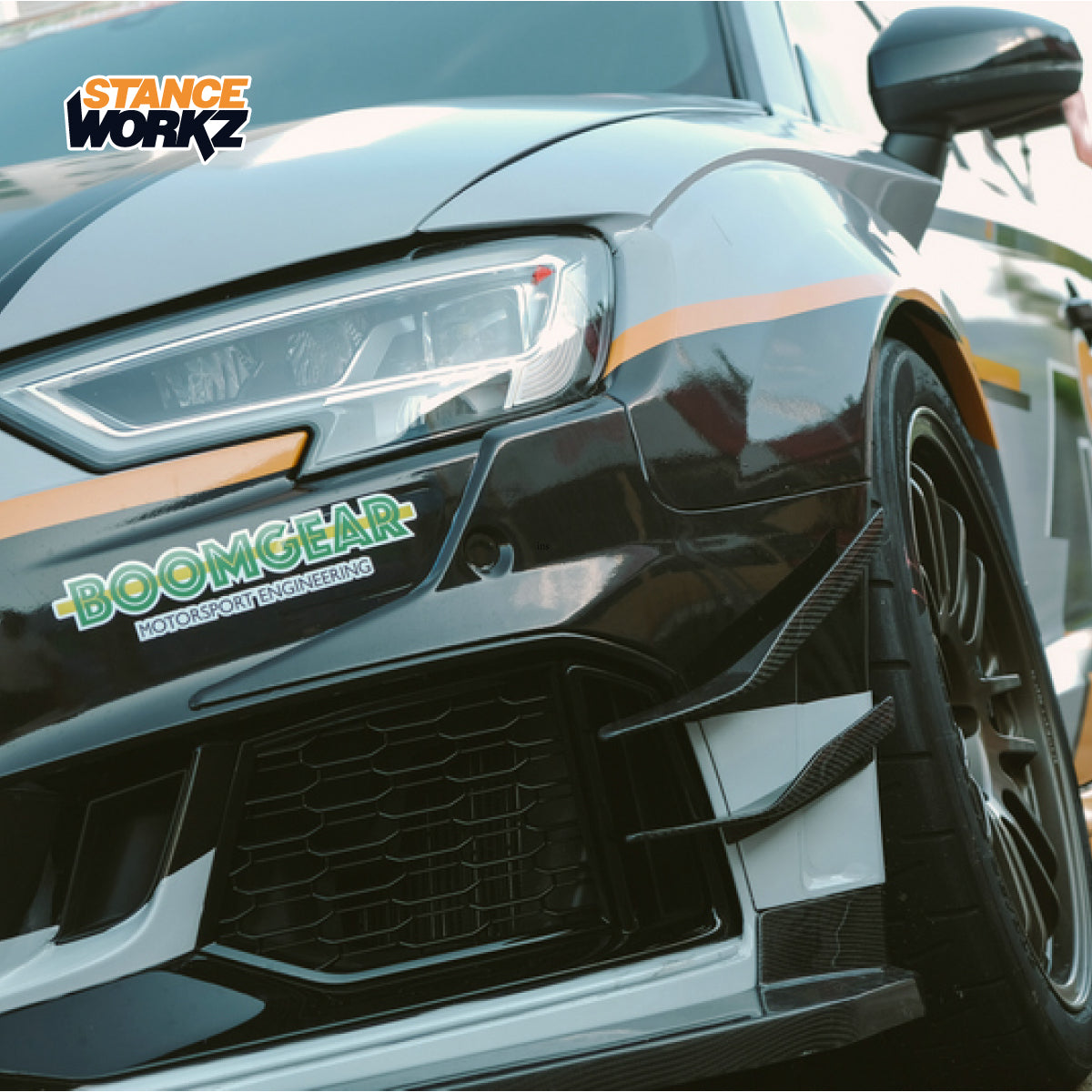stanceworkz Aodi RS3 bodykit Bumper Canards