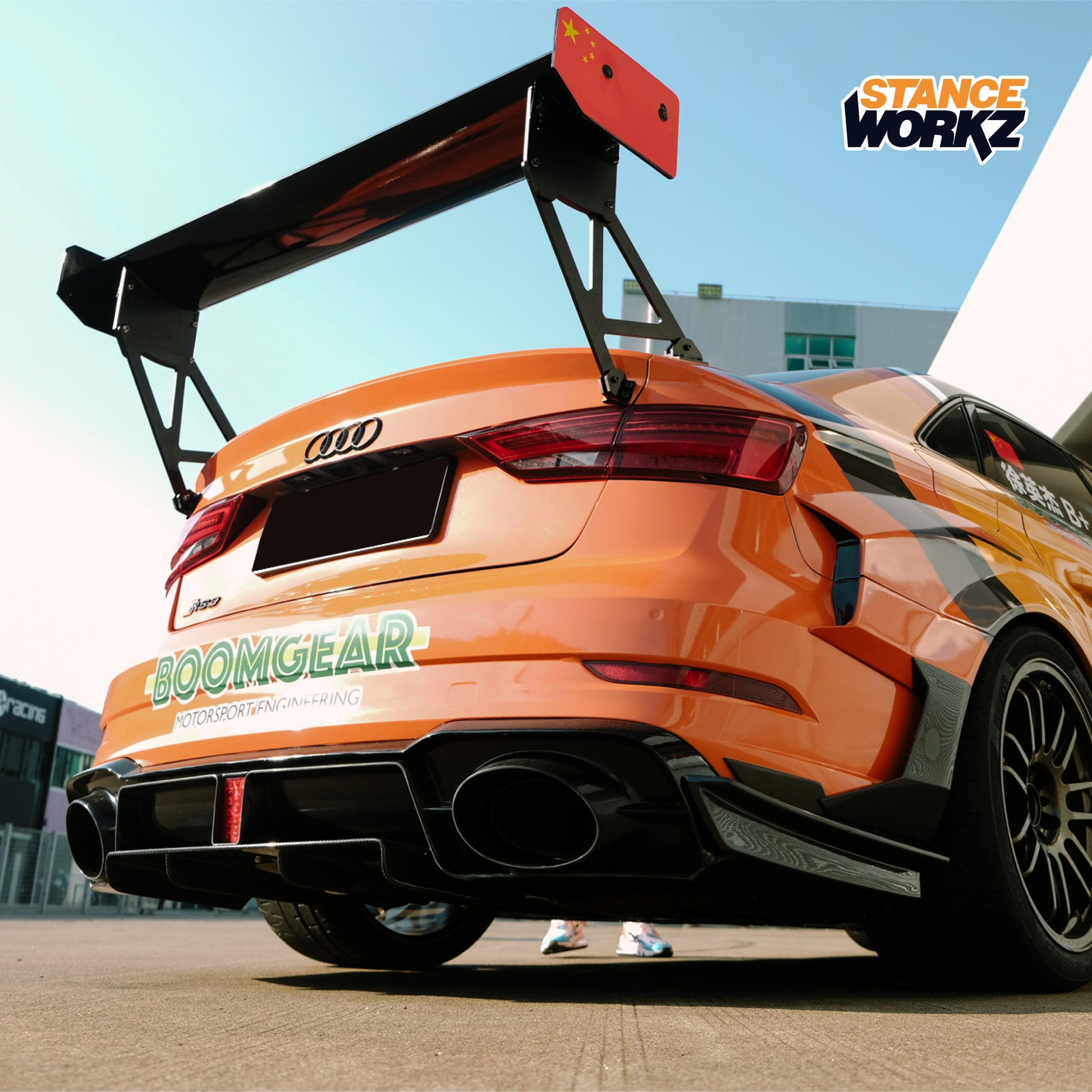 Audi RS3 Rear Diffuser  stanceworkz