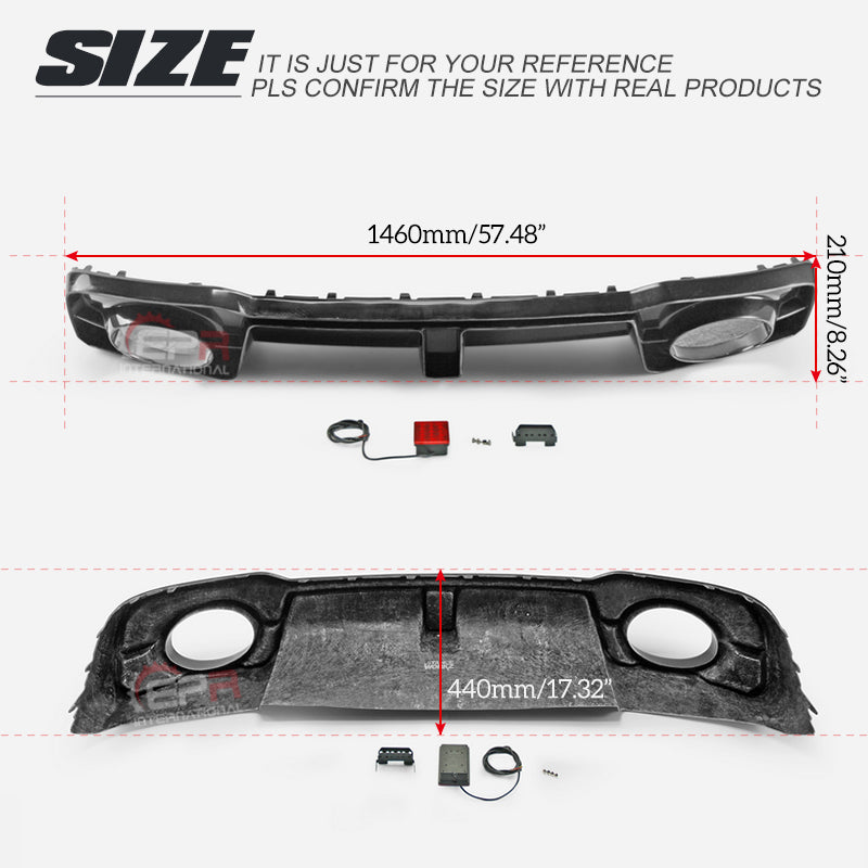 Audi RS3 Rear Lip stanceworkz bodykit